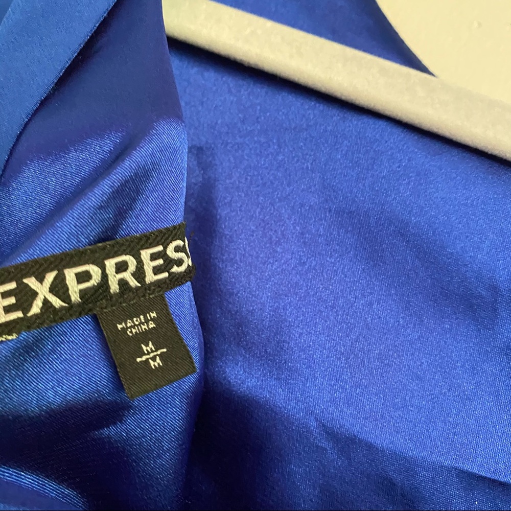 Blue Color Block Dress - Picture 4 of 6